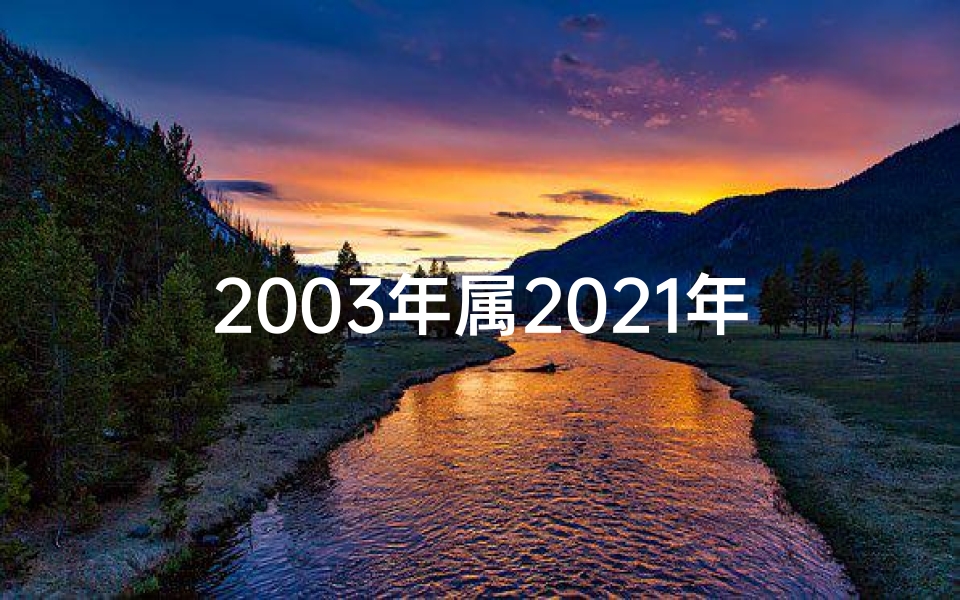 2003年属2021年运势,2003生肖运势揭秘:财运亨通,事业腾飞