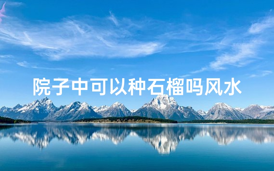 院子中可以种石榴吗风水_院子种石榴风水宜忌解析