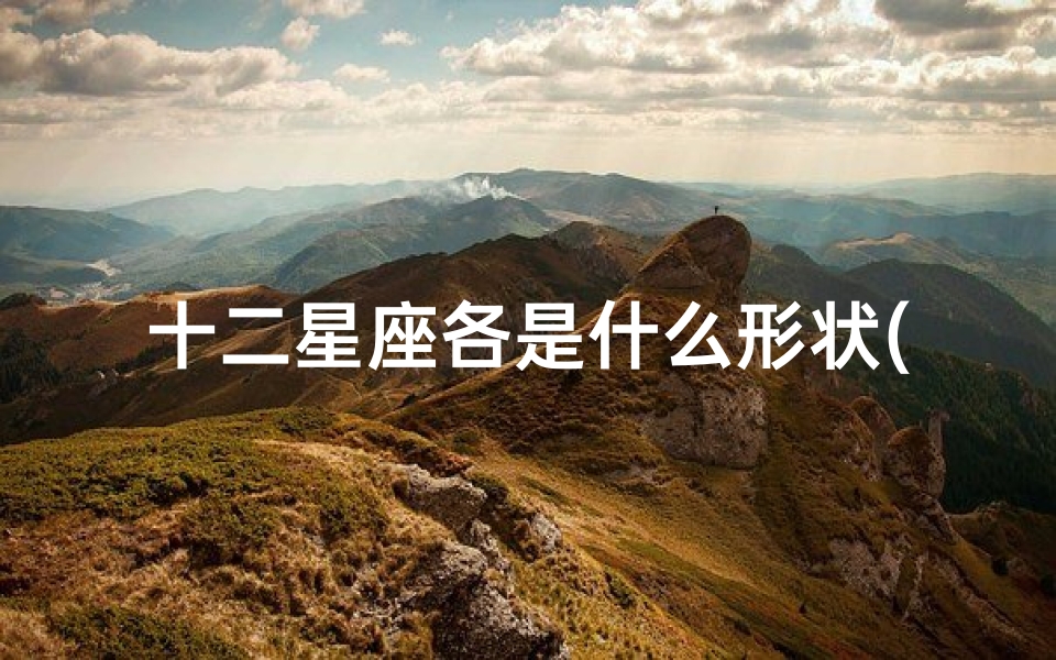 十二星座各是什么形状(十二星座的形状)
