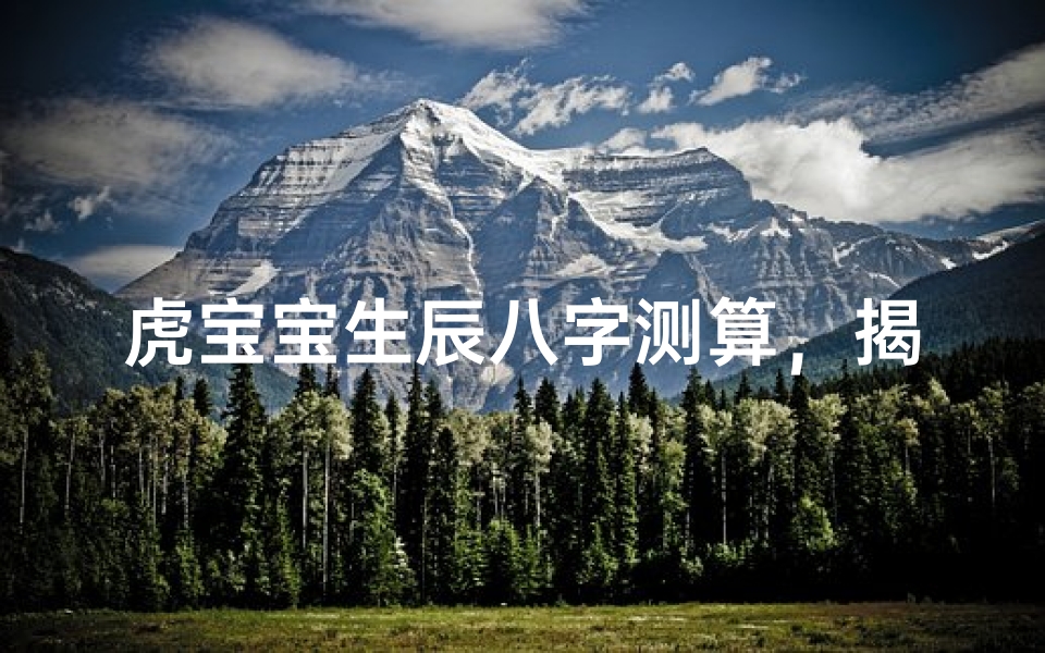 虎宝宝生辰八字测算,揭秘命运走势与五行平衡