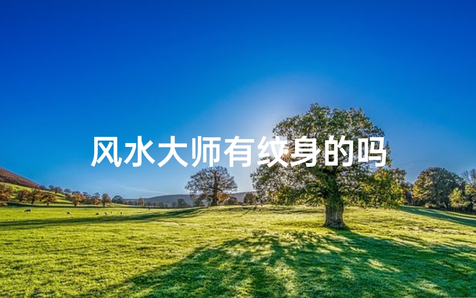 风水大师有纹身的吗