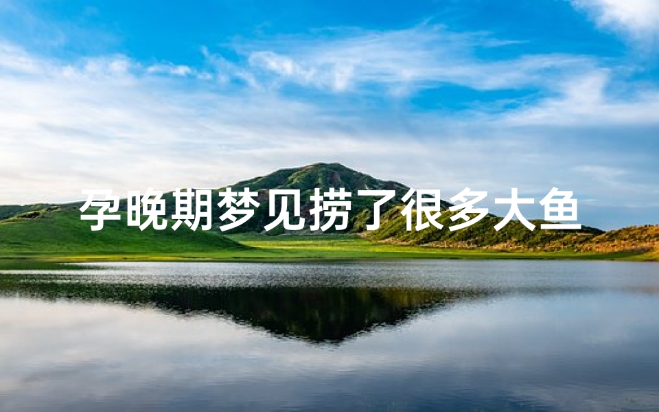 孕晚期梦见捞了很多大鱼_孕妇梦见捞了一条好大的鱼
