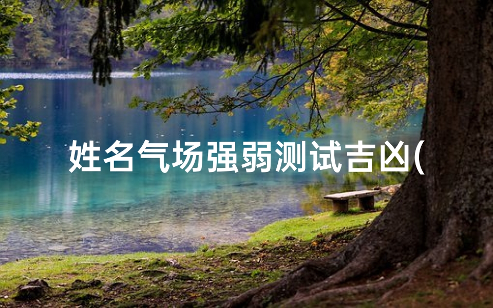 姓名气场强弱测试吉凶(姓名测试打分免费测名字打分免费名字测试打分鬼谷子由来)