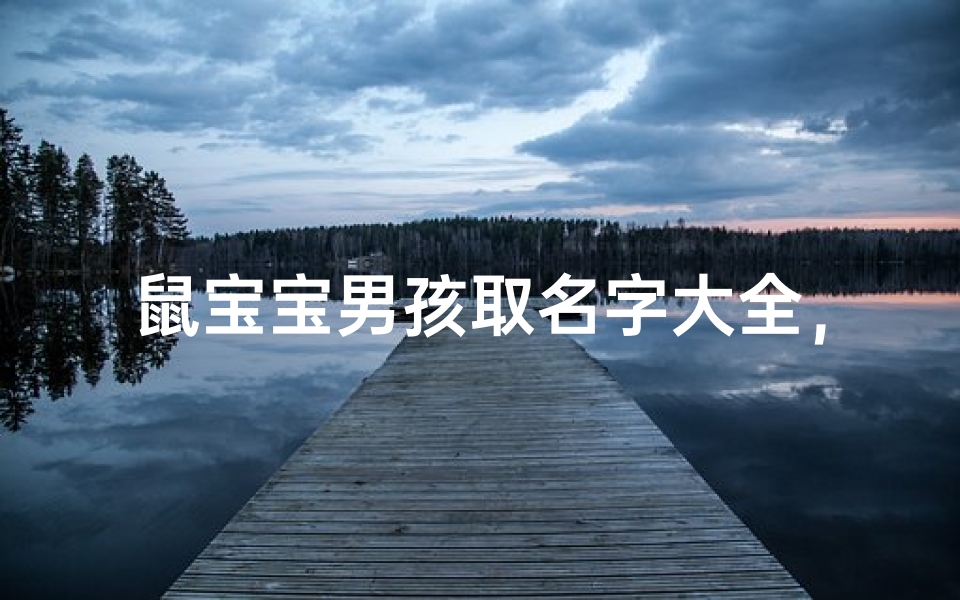鼠宝宝男孩取名字大全,2020新生儿命名指南-海瑞算卦网