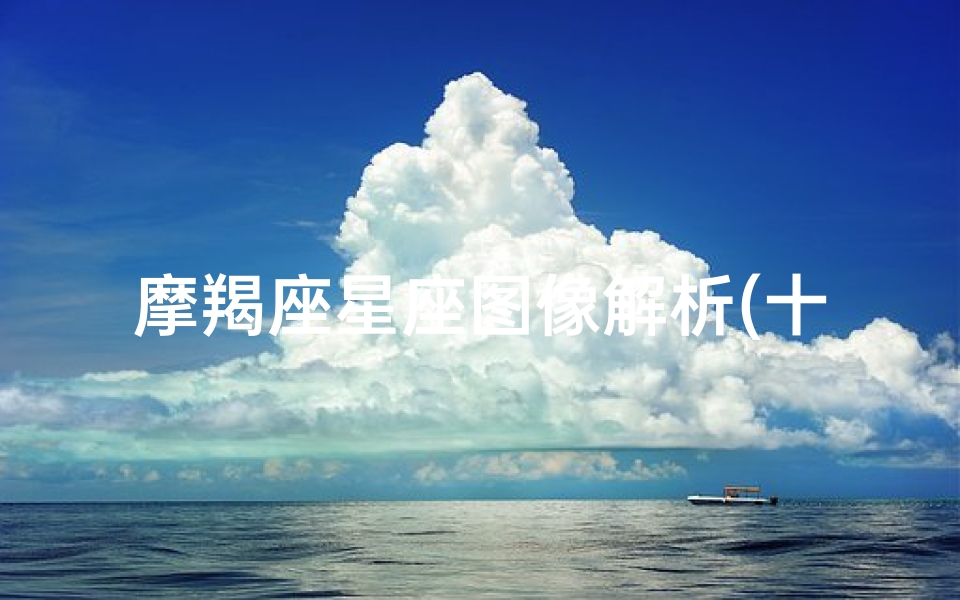 摩羯座星座图像解析(十二星座摩羯座)