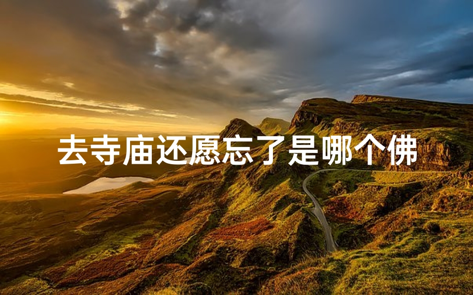 去寺庙还愿忘了是哪个佛了,《还愿途中忘佛名,寺庙寻佛记心间》