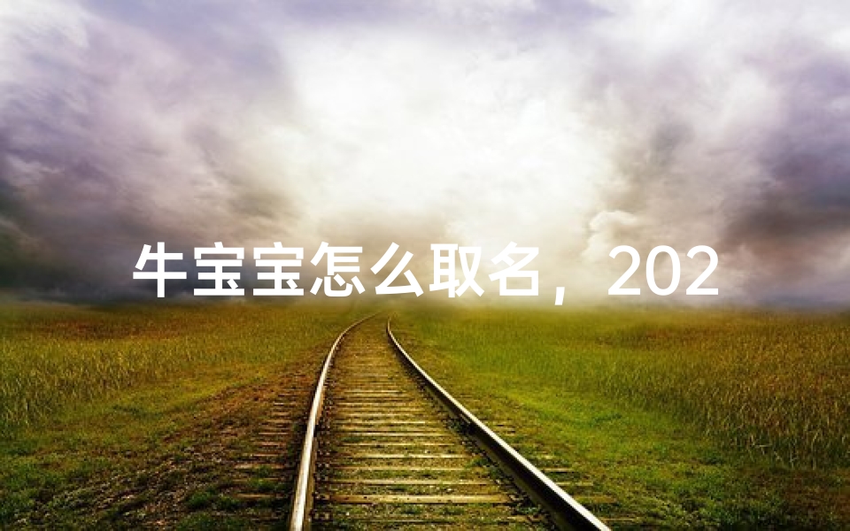 牛宝宝怎么取名,2023属牛新生儿吉祥命名指南