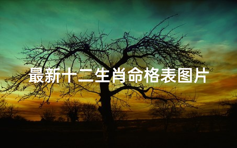 最新十二生肖命格表图片(每年出生的属相对应的命格,十二生肖的各属于什么命)