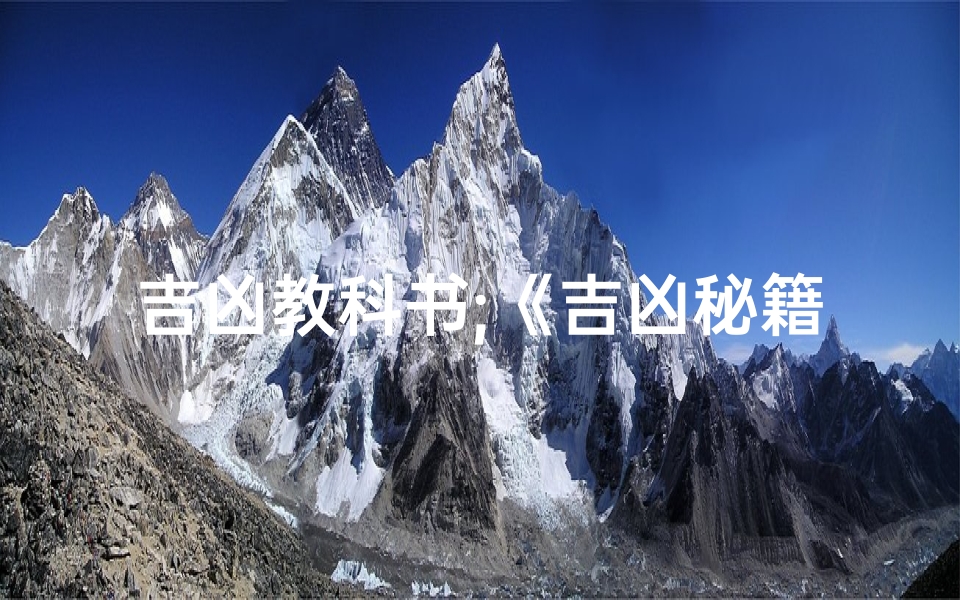 吉凶教科书;《吉凶秘籍：揭秘命运教科书的奥秘》