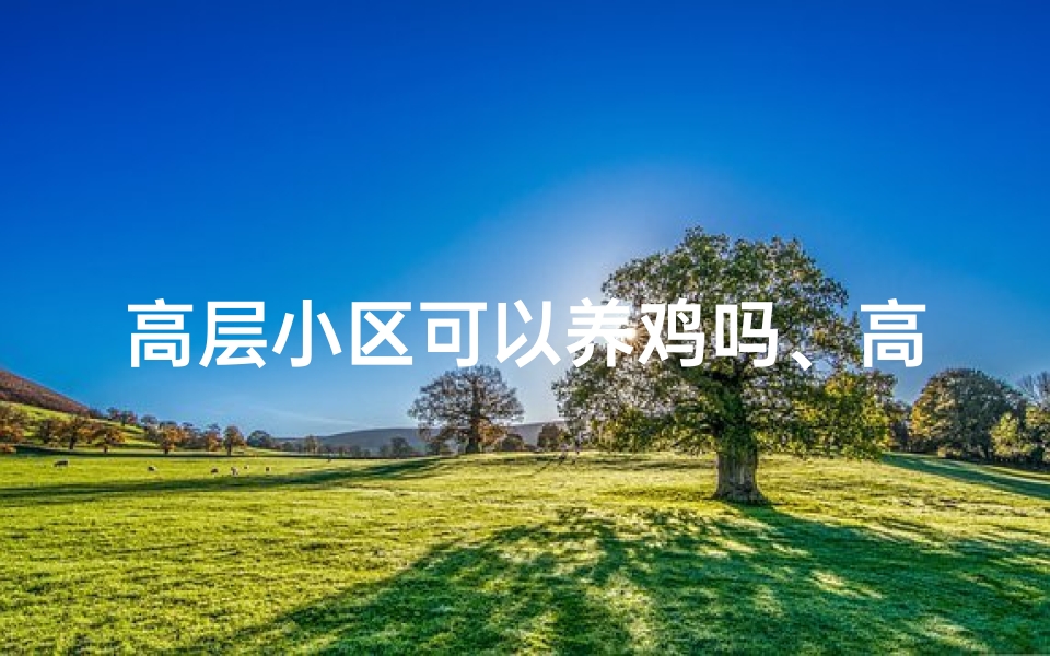 高层小区可以养鸡吗、高层养小鸡风水解析:适宜吗?