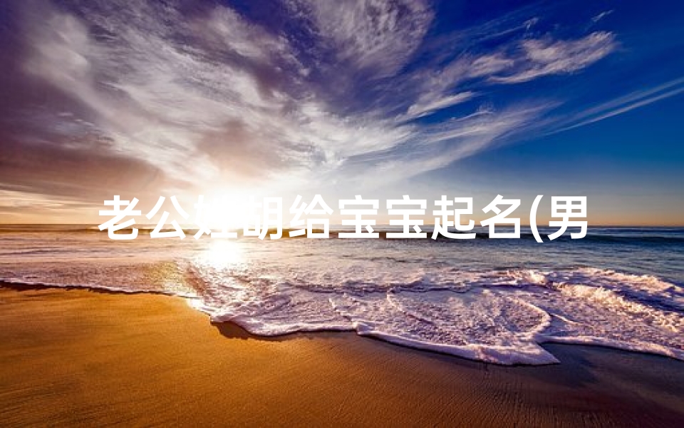 老公姓胡给宝宝起名(男宝宝名字姓胡牛宝宝起名忌讳字)