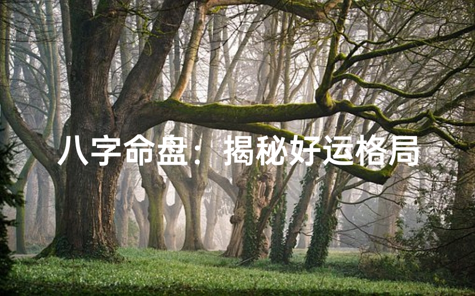 八字命盘:揭秘好运格局的奥秘