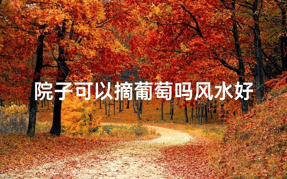 院子可以摘葡萄吗风水好吗;院子种葡萄风水解析:摘葡萄的院子风水好吗?
