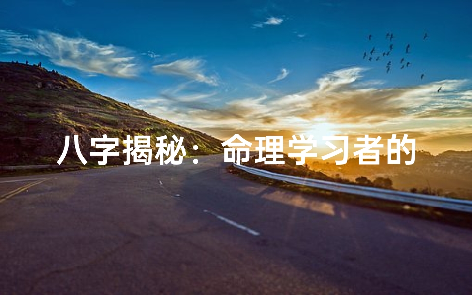 八字揭秘:命理学习者的最佳八字配置