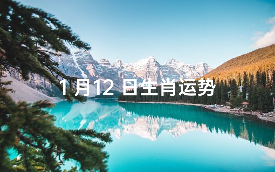 1 月12 日生肖运势