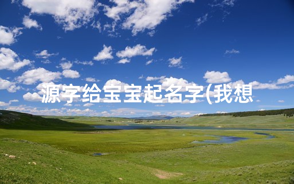 源字给宝宝起名字(我想给男宝宝取个带源字的名字,什么名字好听点呢)