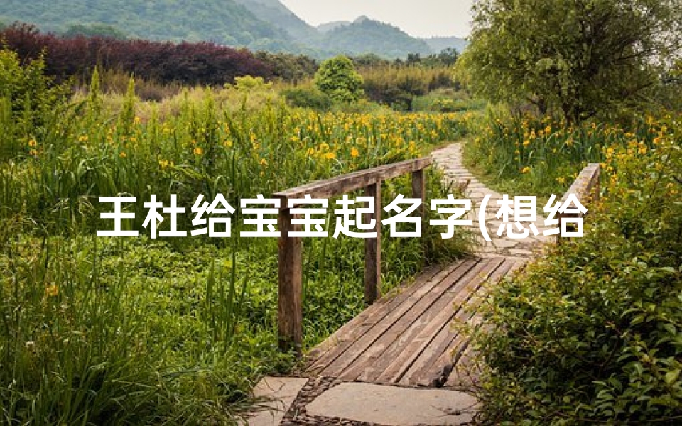 王杜给宝宝起名字(想给女儿起四个字的名字,我姓王,老婆姓杜)