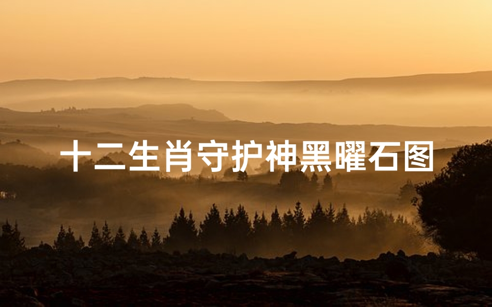 十二生肖守护神黑曜石图片(黑曜石生肖守护神有什么作用)