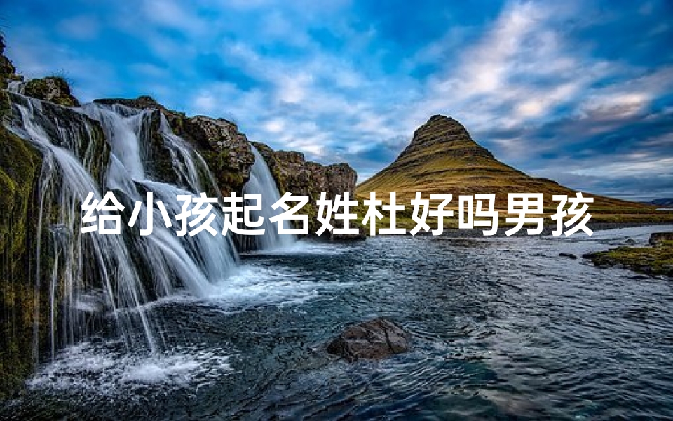 给小孩起名姓杜好吗男孩(给孩子起名字姓杜)-海瑞算卦网