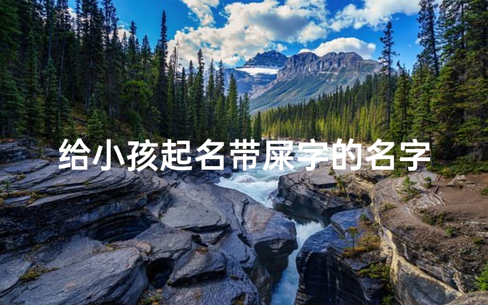 给小孩起名带屎字的名字_名字里带屎字