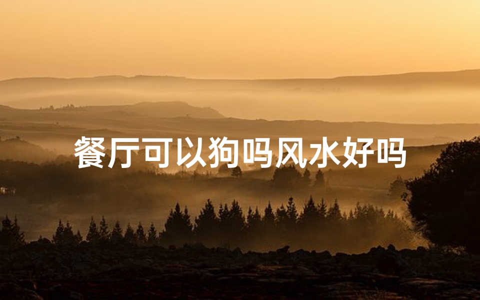 餐厅可以狗吗风水好吗