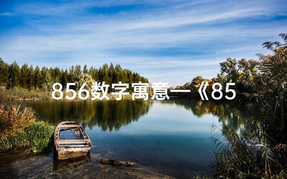 856数字寓意—《853数字揭秘:吉凶预兆的神秘解读》