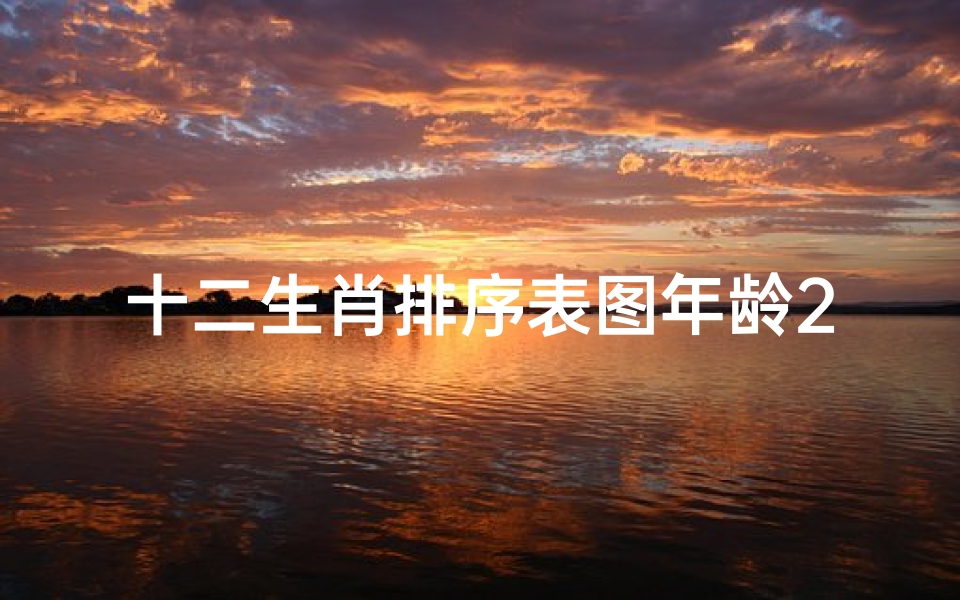 十二生肖排序表图年龄2024(2022年十二生肖顺序表及年龄,2022生肖表图片高清)