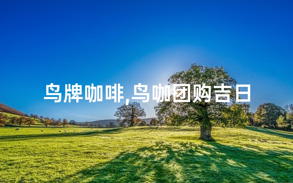 鸟牌咖啡,鸟咖团购吉日,抢购正当时