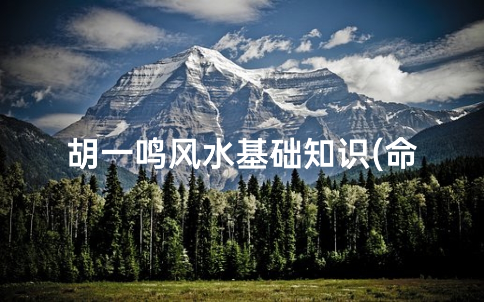 胡一鸣风水基础知识(命理师胡一鸣师傅是谁 )