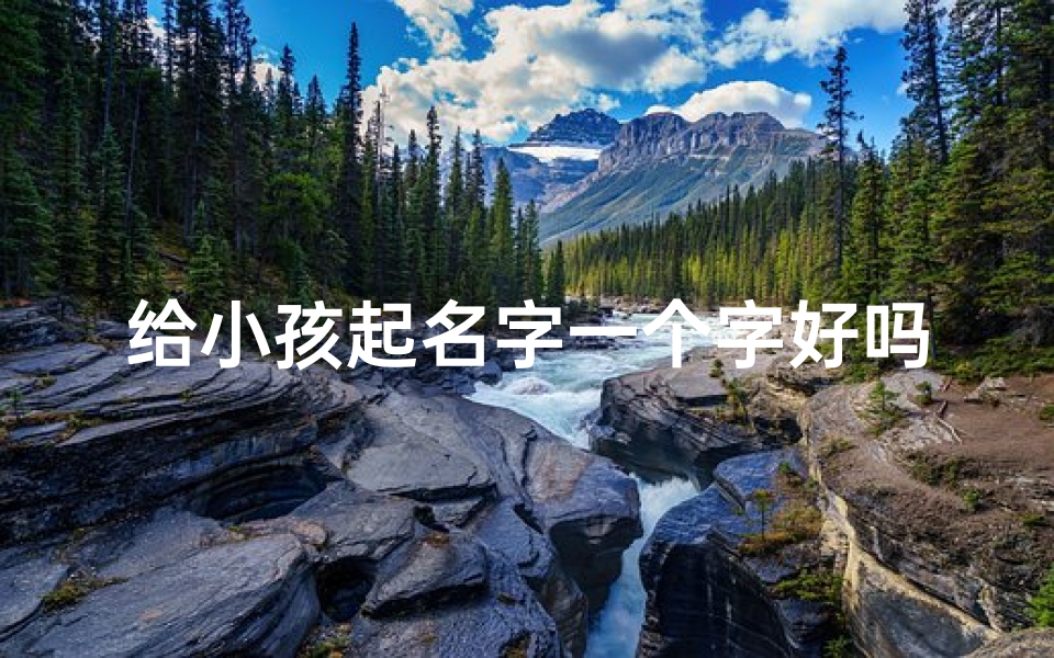给小孩起名字一个字好吗(小孩取名一个字)