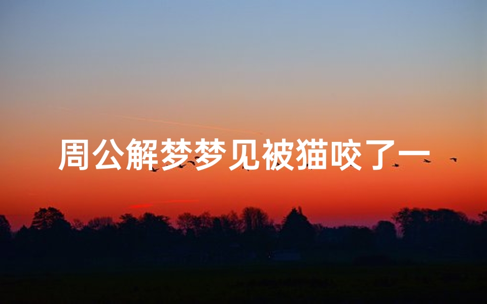 周公解梦梦见被猫咬了一口手(女人梦到被猫咬手了)