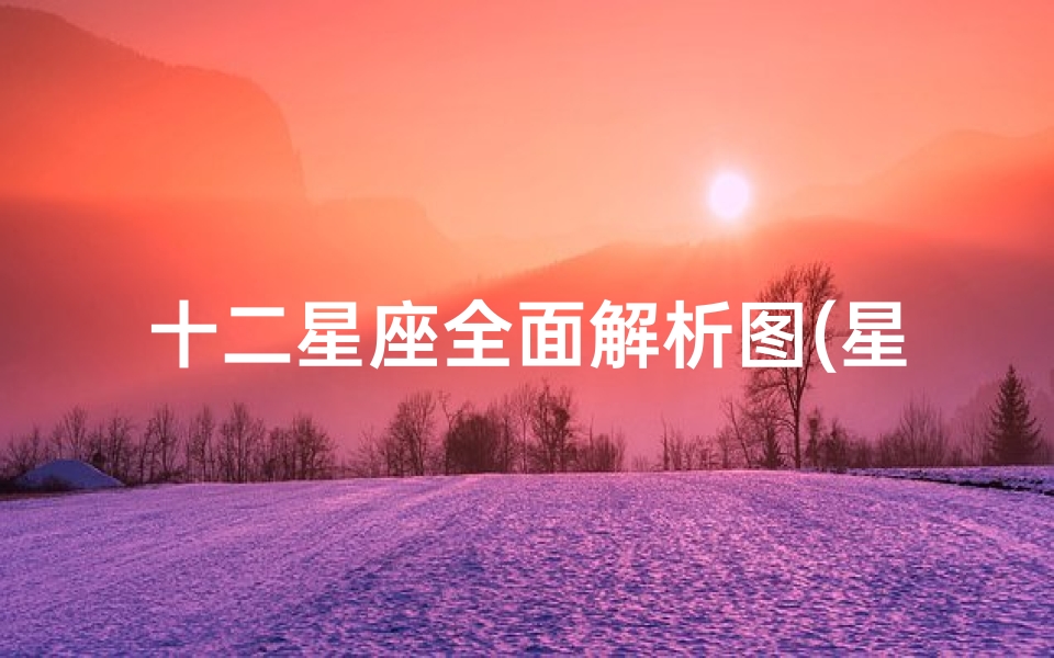 十二星座全面解析图(星座全面分析)