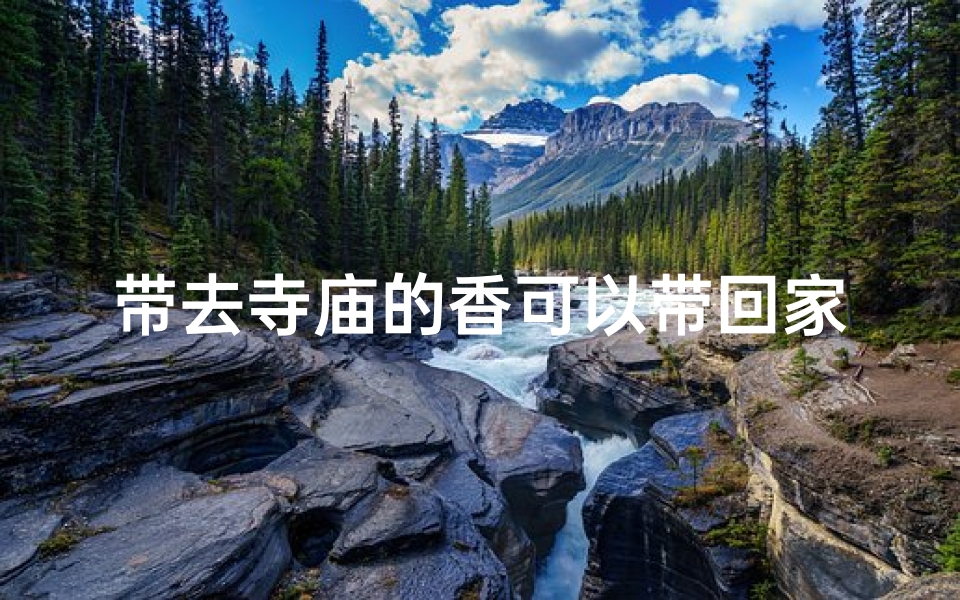 带去寺庙的香可以带回家吗-《笔尖香火:寺庙之旅中的心灵书写》