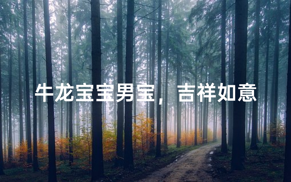 牛龙宝宝男宝，吉祥如意好名字
