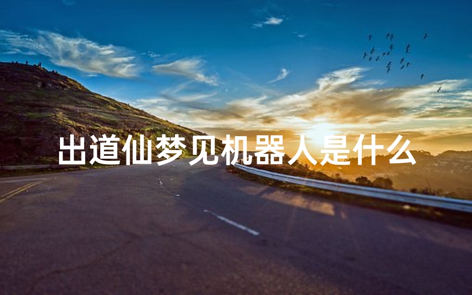出道仙梦见机器人是什么意思(出道仙梦见机器人是什么意思呀)