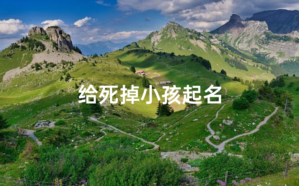 给死掉小孩起名