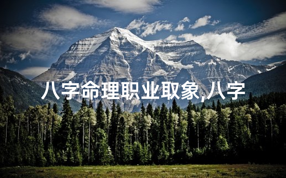 八字命理职业取象,八字命理:揭秘人生运势的神秘之门