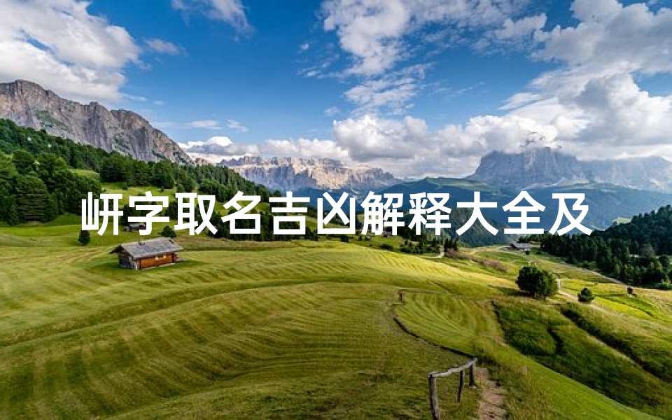 岍字取名吉凶解释大全及寓意、舲字取名的寓意好吗