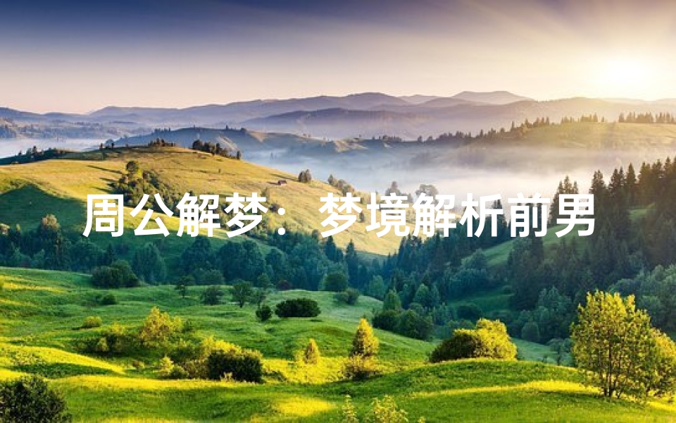 周公解梦:梦境解析前男友来访的情感象征与心理暗示