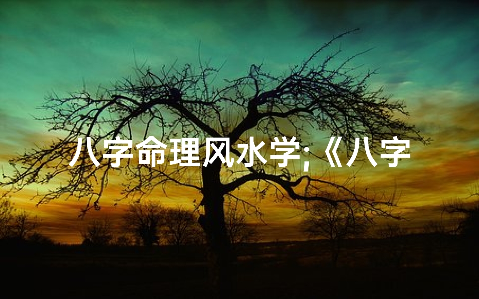 八字命理风水学;《八字命理地理风水大全解析秘籍》