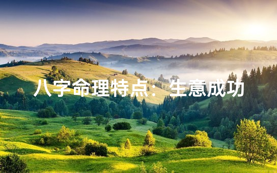 八字命理特点:生意成功的奥秘解析