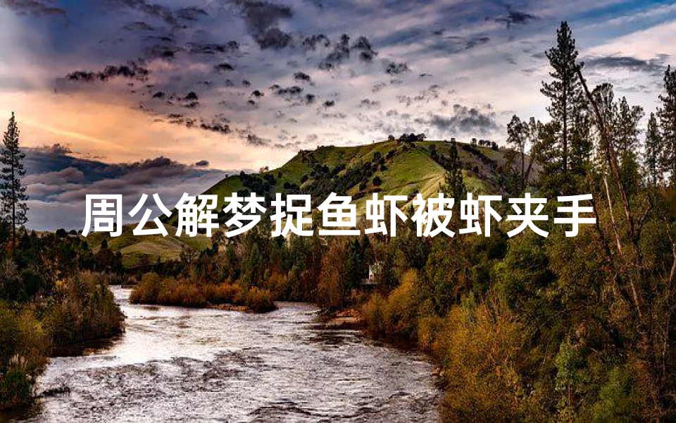 周公解梦捉鱼虾被虾夹手(梦见捉鱼虾是什么意思梦见捉鱼虾意思是什么)