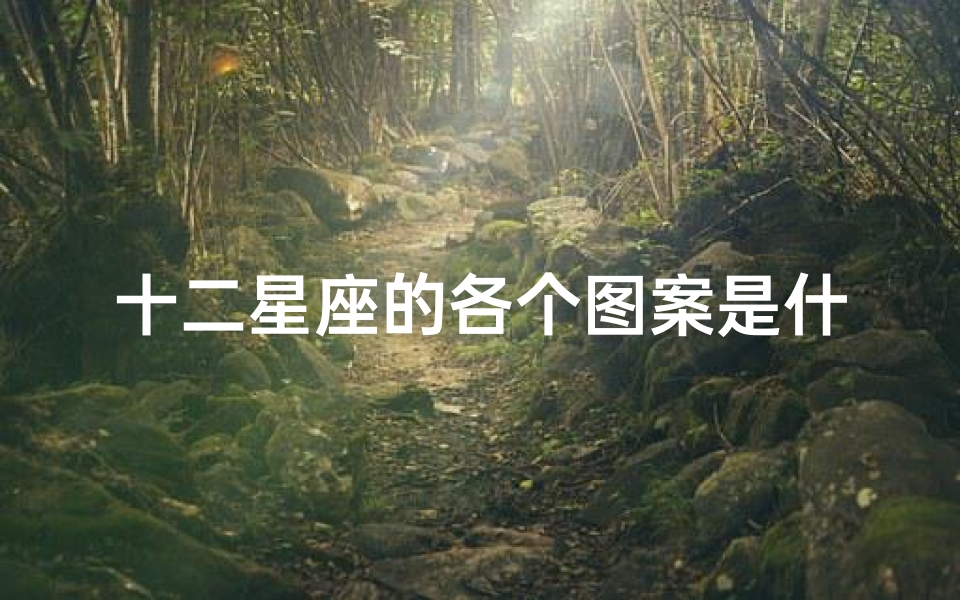十二星座的各个图案是什么(十二星座的代表图案都是什么 )