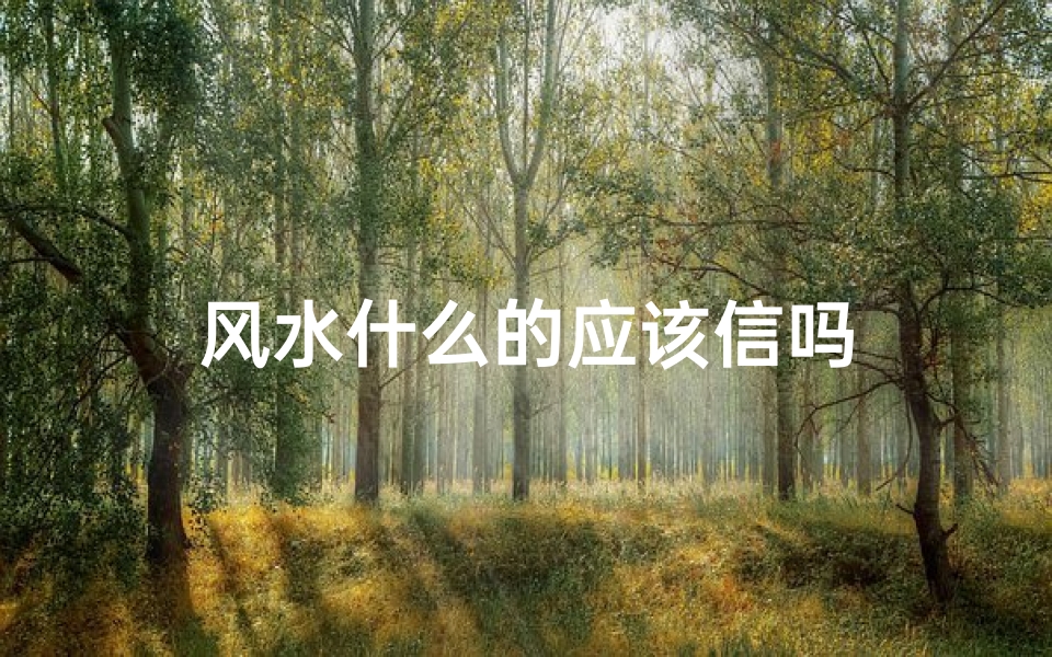 风水什么的应该信吗