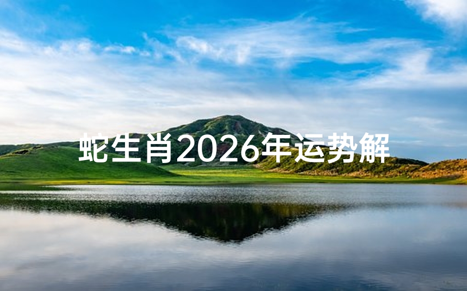 蛇生肖2026年运势解析,事业、财运、感情全面预测