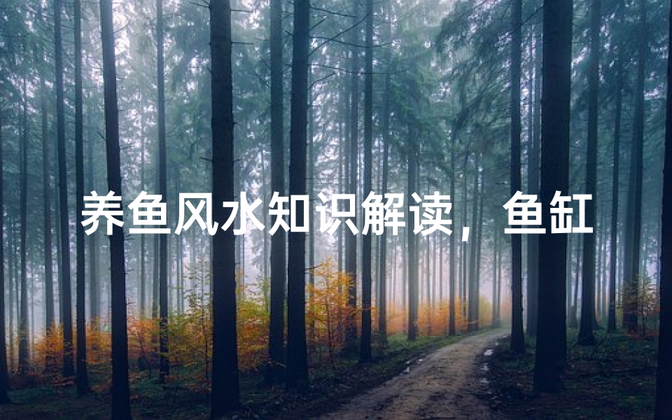 养鱼风水知识解读,鱼缸摆放与品种选择的讲究