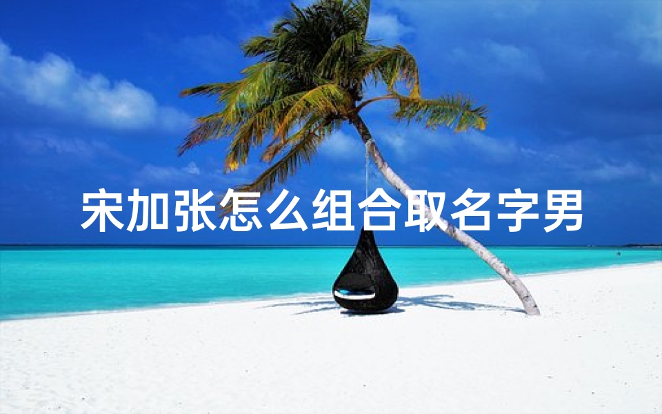 宋加张怎么组合取名字男宝宝,《宋姓与张姓完美融合,男宝宝名字新创意》