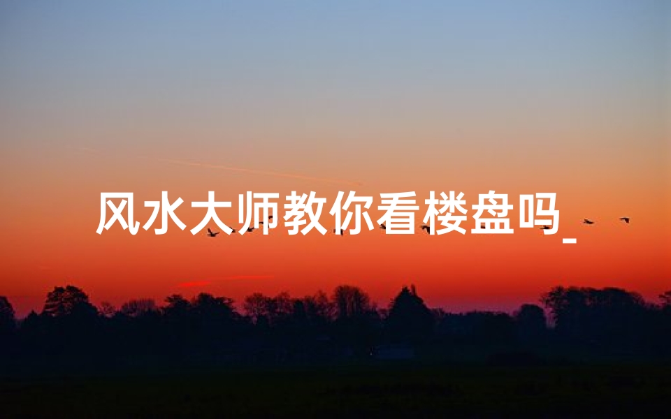 风水大师教你看楼盘吗_风水学看房子