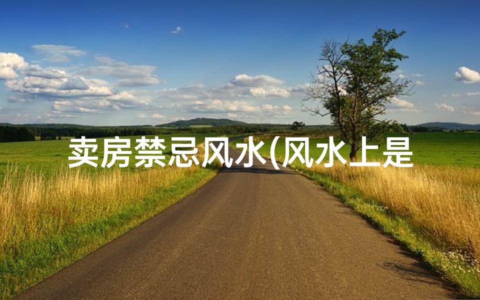 卖房禁忌风水(风水上是否说卖房不能卖床的说说)