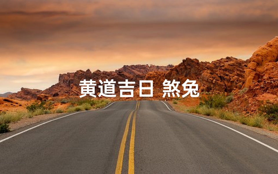 黄道吉日 煞兔